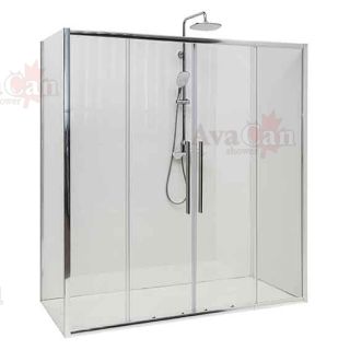 Душевой уголок AvaCan FC2 170-190 + SC100 хром